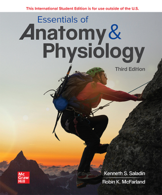 Cover image: Essentials of Anatomy & Physiology ISE 3rd edition 9781260598193