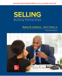 صورة الغلاف: Selling: Building Partnerships 11th edition 9781265082291