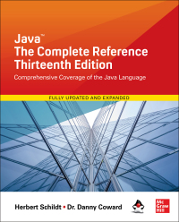 Cover image: Java: The Complete Reference 13th edition 9781265058432