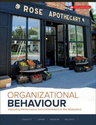 Cover image: Organizational Behaviour: Improving Performance And Commitment In The Workplace 5th edition 9781260881264