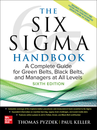Cover image: The Six Sigma Handbook, Sixth Edition: A Complete Guide for Green Belts, Black Belts, and Managers at All Levels 6th edition 9781265143992