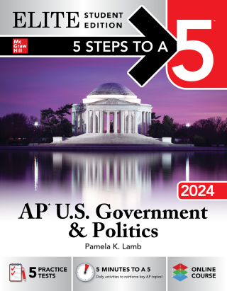 Cover image: 5 Steps to a 5: AP U.S. Government & Politics 2024 Elite Student Edition 1st edition 9781265257484