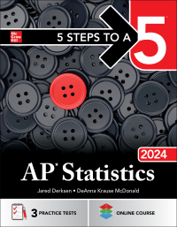 Cover image: 5 Steps to a 5: AP Statistics 2024 1st edition 9781265263102