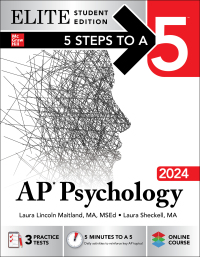 表紙画像: 5 Steps to a 5: AP Psychology 2024 Elite Student Edition 1st edition 9781265272463