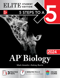 Imagen de portada: 5 Steps to a 5: AP Biology 2024 Elite Student Edition 1st edition 9781265275228