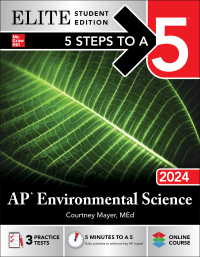 Imagen de portada: 5 Steps to a 5: AP Environmental Science 2024 Elite Student Edition 1st edition 9781265296964