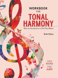 Cover image: Workbook for Tonal Harmony 9th edition 9781265308001