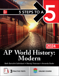 Imagen de portada: 5 Steps to a 5: AP World History: Modern 2024 1st edition 9781265316464