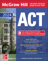 Cover image: McGraw Hill ACT 2024 1st edition 9781265361723