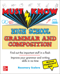 Imagen de portada: Must Know High School Grammar and Composition 1st edition 9781265369620