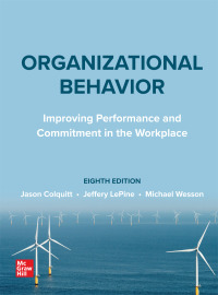 Cover image: Organizational Behavior: Improving Performance and Commitment in the Workplace 8th edition 9781264124350