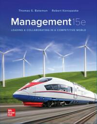 Cover image: Management: Leading & Collaborating in the Competitive World 15th edition 9781264124367