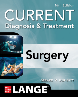 Cover image: CURRENT Diagnosis and Treatment Surgery 16th edition 9781265449278