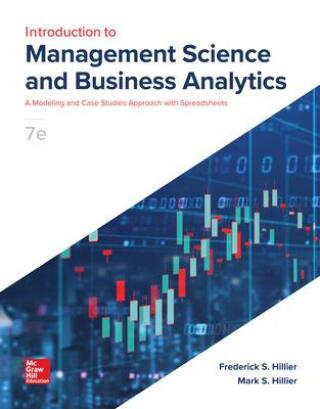 Cover image: Introduction to Management Science 7th edition 9781260716290