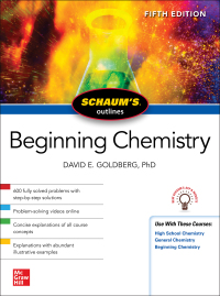 Omslagafbeelding: Schaum's Outline of Beginning Chemistry 5th edition 9781265492892