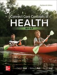 Cover image: Connect Core Concepts in Health, BRIEF, BOUND Edition 18th edition 9781264427925