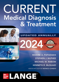 Omslagafbeelding: CURRENT Medical Diagnosis and Treatment 2024 63rd edition 9781265556037