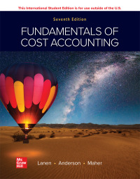 Imagen de portada: Fundamentals of Cost Accounting 7th edition 9781265117702
