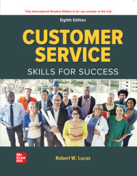 Imagen de portada: Customer Service Skills for Success ISE 8th edition 9781265037536