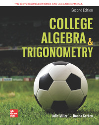 Imagen de portada: ISE College Algebra & Trigonometry 2nd edition 9781265246709