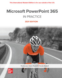 Cover image: ISE eBook for Microsoft PowerPoint 365 Complete: In Practice, 2021 Edition 9781265175337