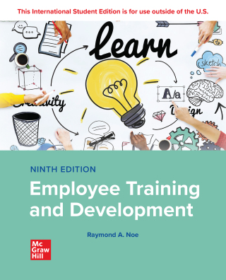 Cover image: Employee Training & Development ISE 9th edition 9781265079833