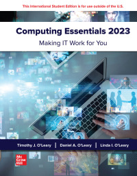 Cover image: Computing Essentials 2023 29th edition 9781265263218
