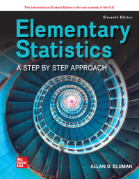 Cover image: Elementary Statistics (ISE) 11th edition 9781265248123