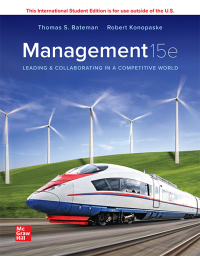 Cover image: Management 15th edition 9781265051303