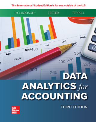 Imagen de portada: ISE Data Analytics for Accounting 3rd edition 9781265094454