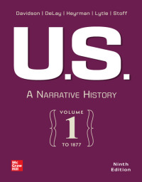 Cover image: US: A Narrative History Volume 1: To 1877 9th edition 9781260243048