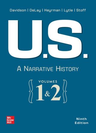 Cover image: US: A Narrative History 9th edition 9781264251155