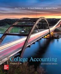 Cover image: College Accounting Chapters 1-30 17th edition 9781264444816