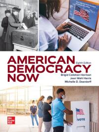 Cover image: American Democracy Now 8th edition 9781264394234