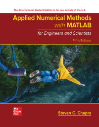 Imagen de portada: Applied Numerical Methods with MATLAB for Engineers and Scientists ISE 5th edition 9781265148225