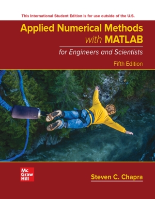 Cover image: Applied Numerical Methods with MATLAB for Engineers and Scientists ISE 5th edition 9781265148225