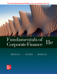 Cover image: Fundamentals of Corporate Finance 11th edition 9781265102593