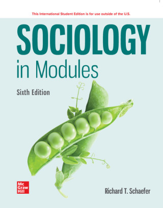 Cover image: Sociology in Modules ISE 6th edition 9781265177959