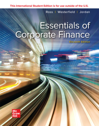 Cover image: Essentials of Corporate Finance ISE 11th edition 9781265103514