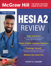 Cover image: McGraw Hill HESI A2 Review 3rd edition 9781265660079