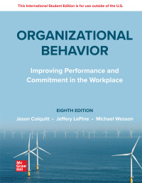 Cover image: Organizational Behavior 8th edition 9781265049409