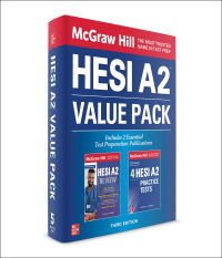Cover image: McGraw Hill HESI A2 Value Pack 3rd edition 9781265662387
