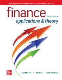 Cover image: Finance: Applications and Theory 6th edition 9781265103712