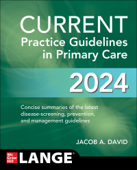 Imagen de portada: CURRENT Practice Guidelines in Primary Care 2024 21st edition 9781265690168