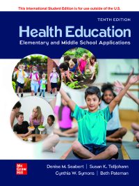 表紙画像: Health Education: Elementary and Middle School Applications 10th edition 9781265218836