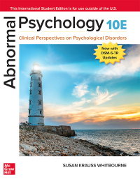 Cover image: Abnormal Psychology: Clinical Perspectives on Psychological Disorders 10th edition 9781265239428