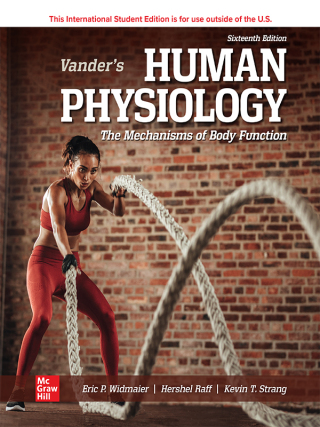 صورة الغلاف: Vander's Human Physiology ISE 16th edition 9781265131814