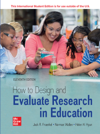 Cover image: How to Design and Evaluate Research in Education ISE 11th edition 9781265184810