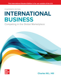 Imagen de portada: Hill International Business 14th edition 9781265038540