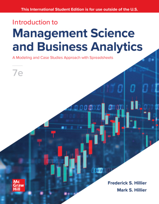 Cover image: ISE Introduction to Management Science 7th edition 9781265040055